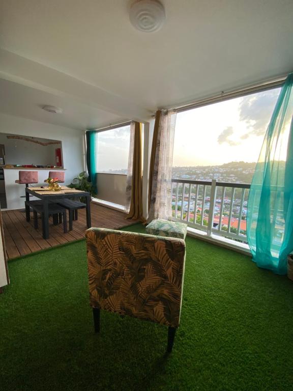 Balkón nebo terasa v ubytování Blessed Home - Chambre voyageur chez l'habitant
