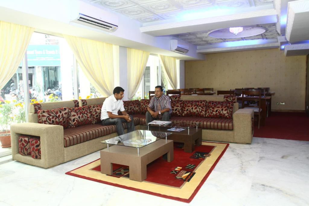 Posezení v ubytování Hotel Woodland Kathmandu
