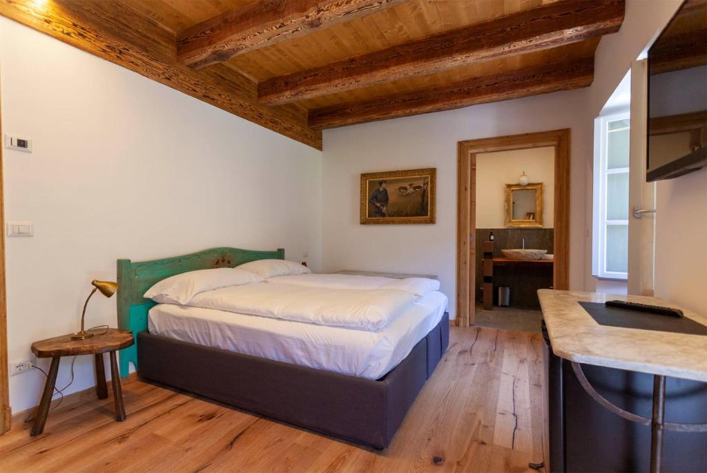 Letto o letti in una camera di La Casermetta