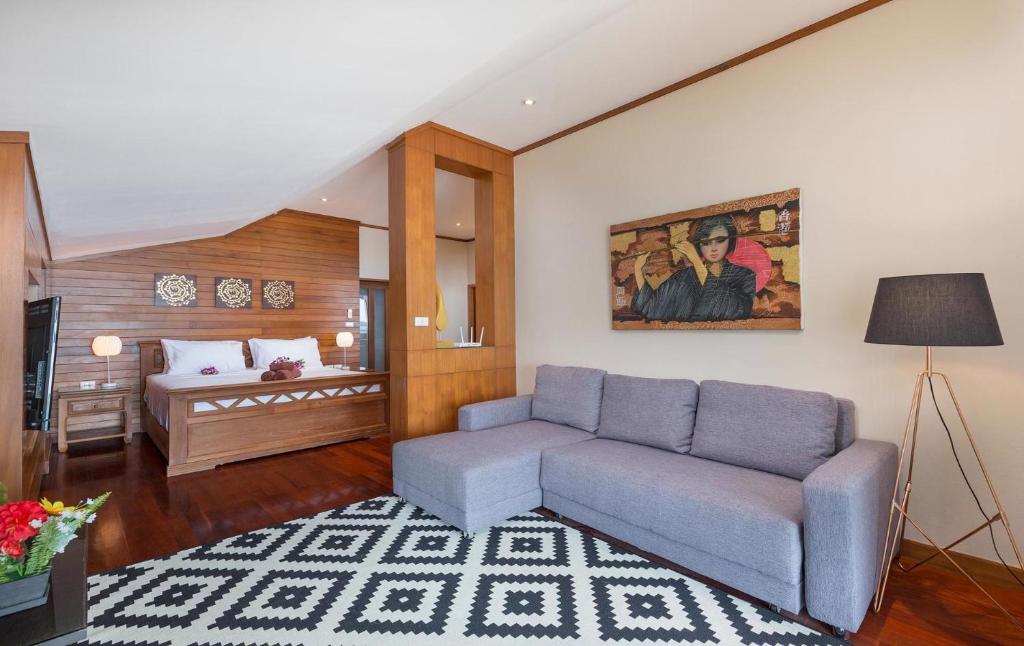 Posezení v ubytování Beachfront Kalim Beach Villa