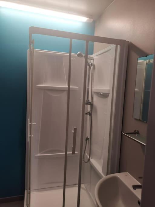 Koupelna v ubytování Glamping 't Hoveke