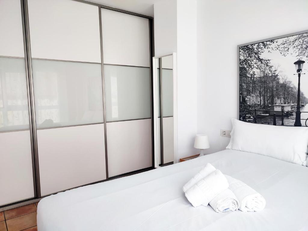 Letto o letti in una camera di Flats Friends Nave