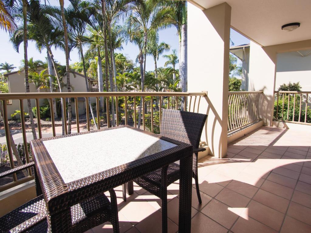 Balkón nebo terasa v ubytování Oaks Sunshine Coast Oasis Resort