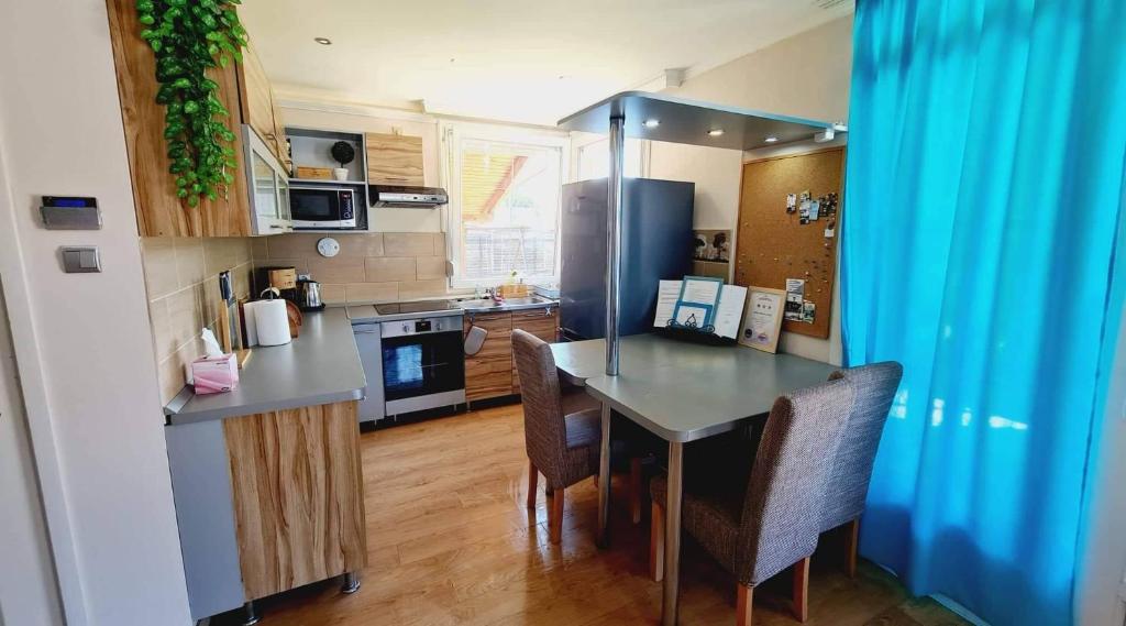 Kuchyň nebo kuchyňský kout v ubytování Siófok Private House