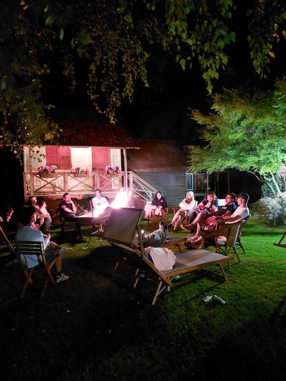 Vonkajšia záhrada v ubytovaní La Pergola B&B