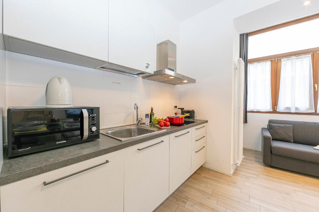 Kuchyňa alebo kuchynka v ubytovaní Arco Rocks Apartments
