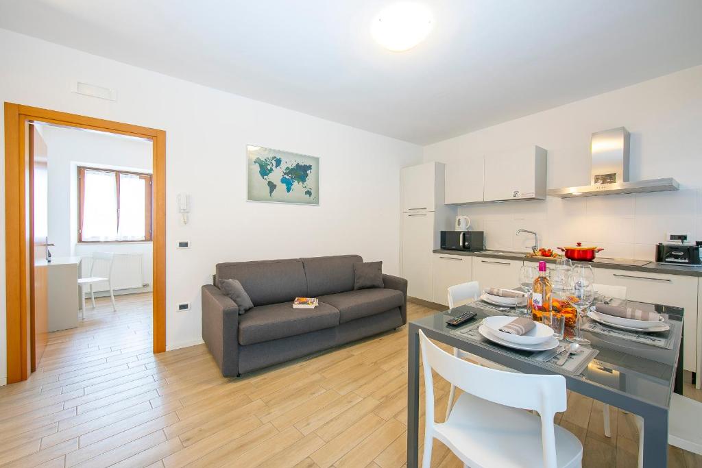 Kuchyňa alebo kuchynka v ubytovaní Arco Rocks Apartments