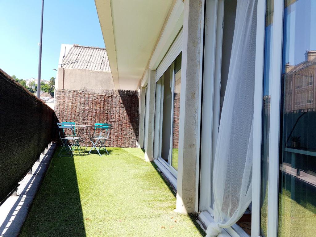 Balkón alebo terasa v ubytovaní Le Havre Superbe appartement avec grande terrasse
