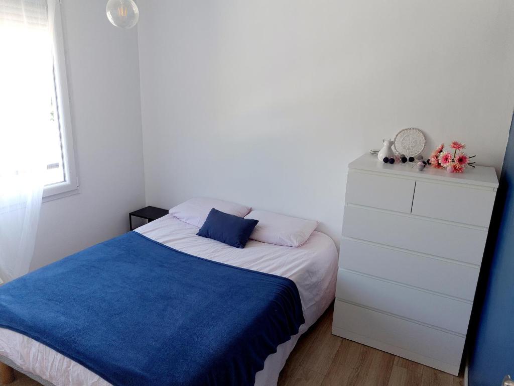Posteľ alebo postele v izbe v ubytovaní Le Havre Superbe appartement avec grande terrasse