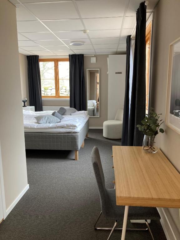 Postel nebo postele na pokoji v ubytování Morlanda B&B