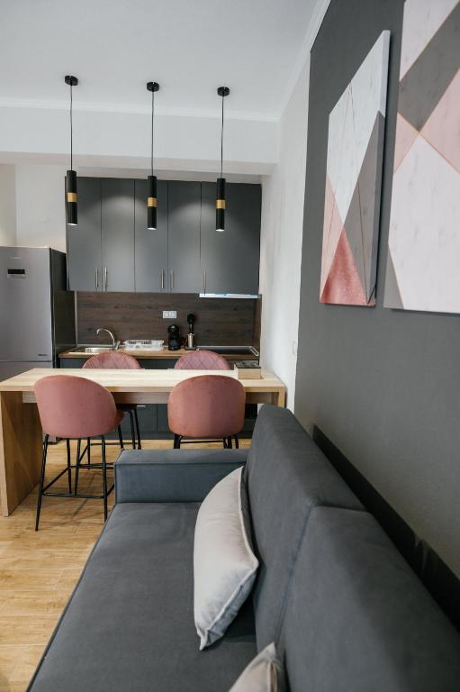 Posedenie v ubytovaní STAMATINA'S LUXURY APARTMENTS (DELUXE SUITE)