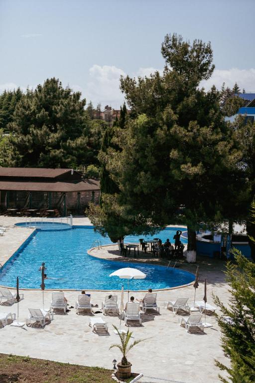 Bazén v ubytování Hotel Azurro - All Inclusive nebo v jeho okolí