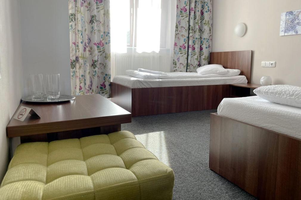 Postel nebo postele na pokoji v ubytování Motel Gilau