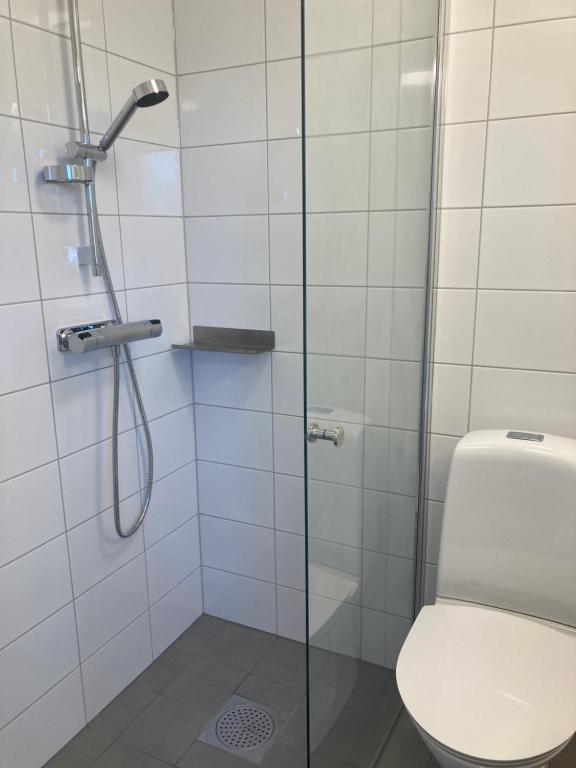 Koupelna v ubytování Morlanda B&B