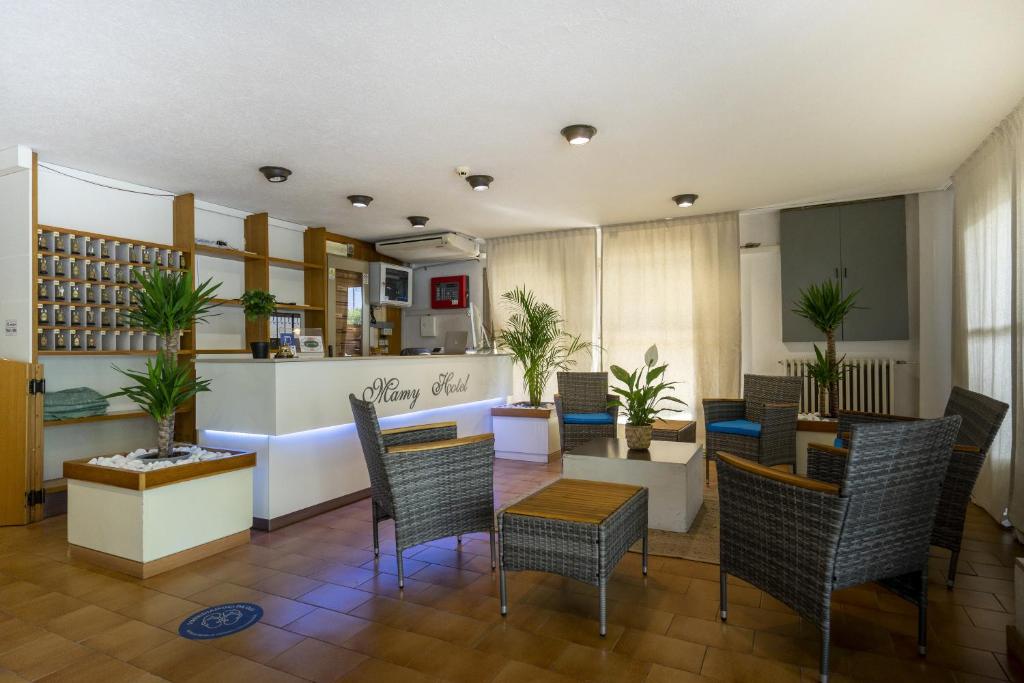 Posezení v ubytování Hotel Mamy
