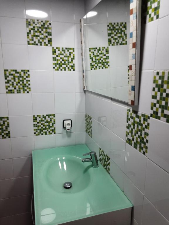 Koupelna v ubytování La Cabaña