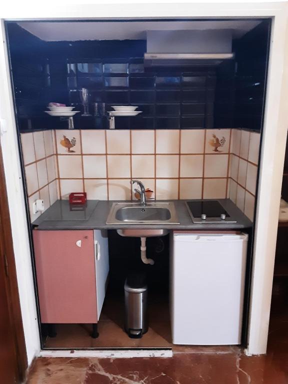 Kuchyň nebo kuchyňský kout v ubytování La Cabaña