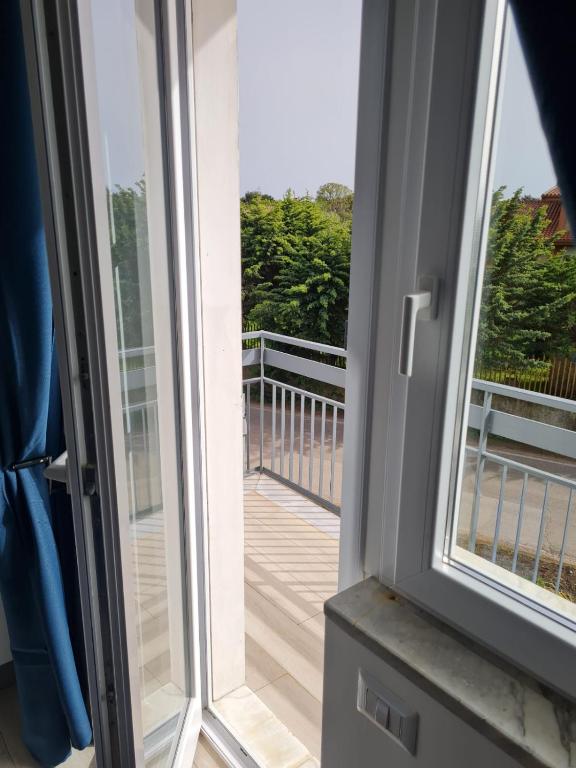 Balkón nebo terasa v ubytování B&B Rayl