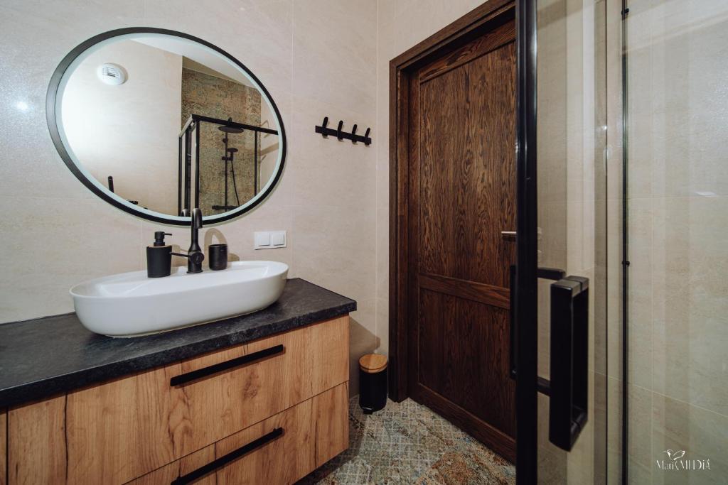 Kúpeľňa v ubytovaní Apartament Silence Karpatia Resort Turkus