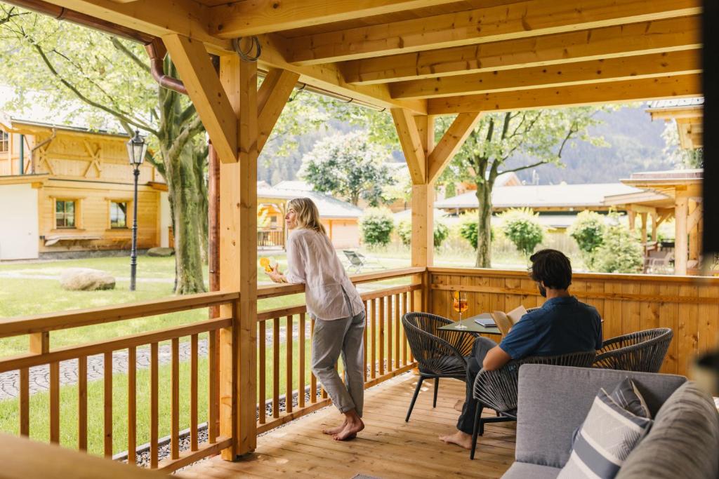 Balkón nebo terasa v ubytování Feelfree Nature Resort