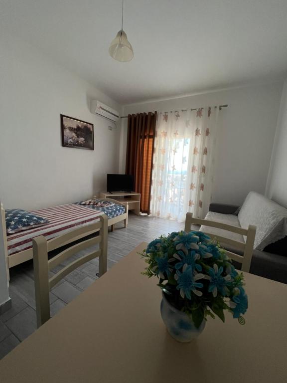 Postel nebo postele na pokoji v ubytování Bianca Apartments