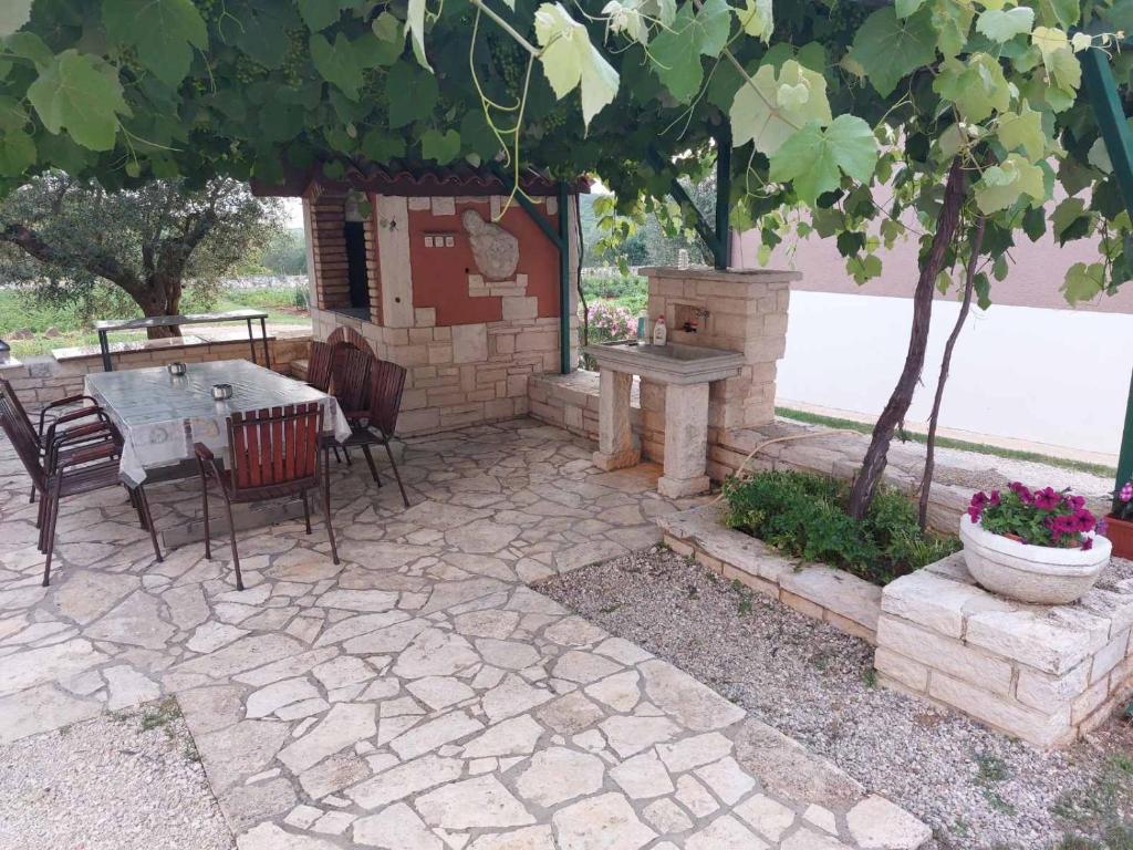 Ogród w obiekcie Apartments Bakša