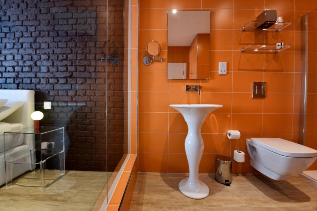 Koupelna v ubytování Quaint Boutique Hotel Sannat