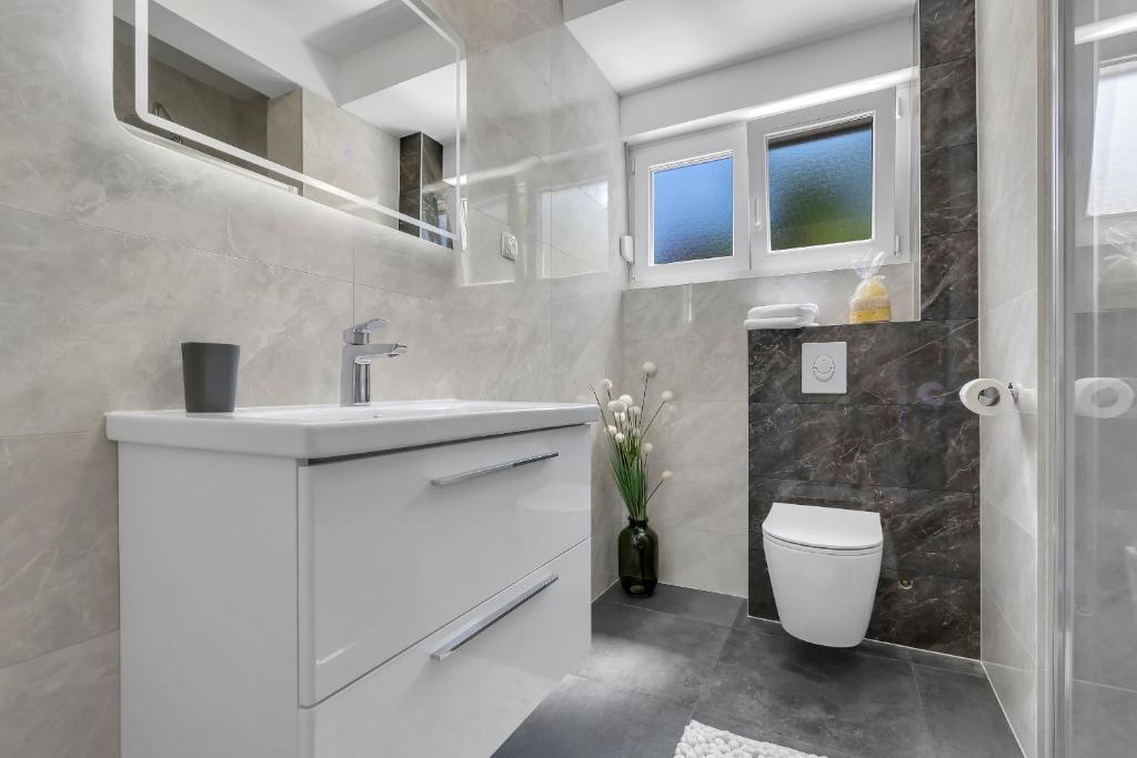 Kúpeľňa v ubytovaní Central Makarska - Apartments Šantrić