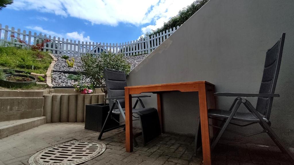 Balkón nebo terasa v ubytování *Gemütliche Ferienwohnung in perfekter Lage*