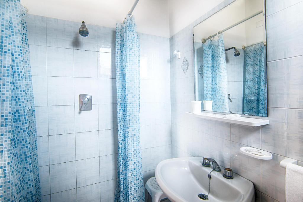 Koupelna v ubytování Hotel Gorini