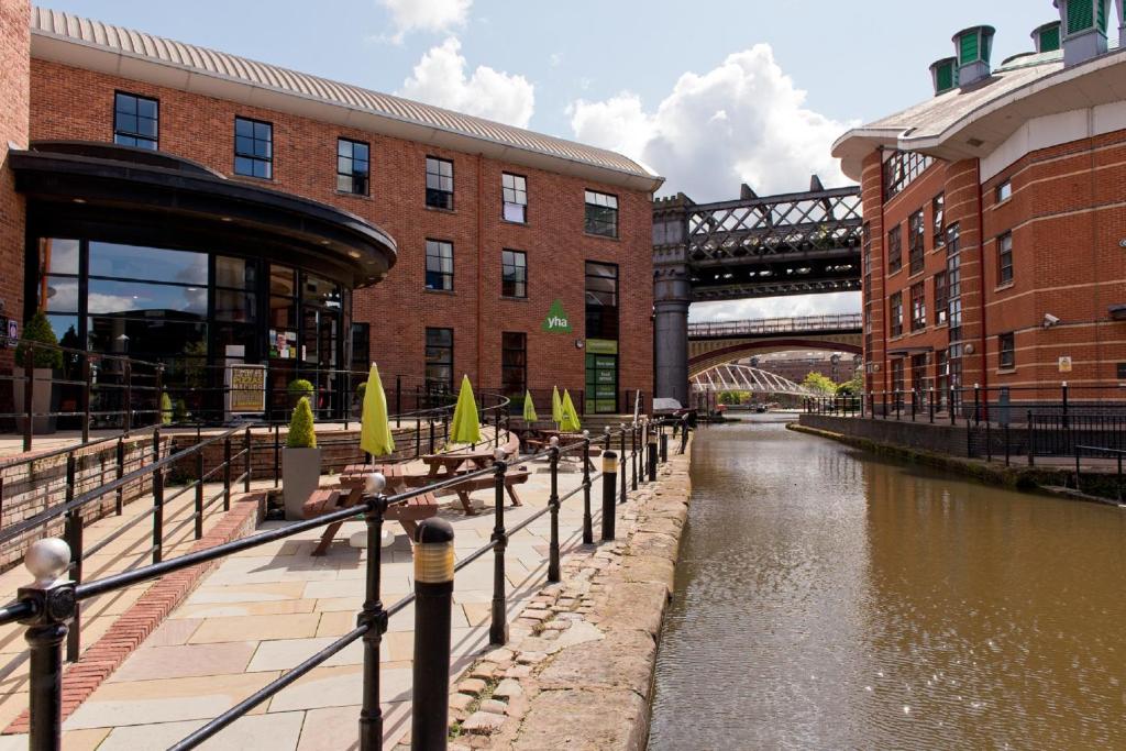 a bridge over a body of water at YHA Manchester in Manchester