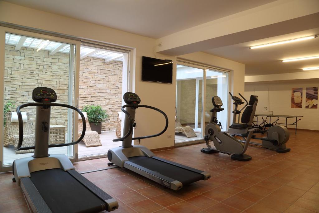 Fitness centrum a/nebo fitness zařízení v ubytování Appartamenti Corte Leonardo