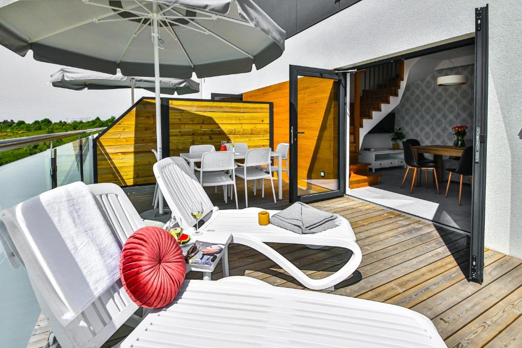 Posezení v ubytování Klif Resort Apartamenty