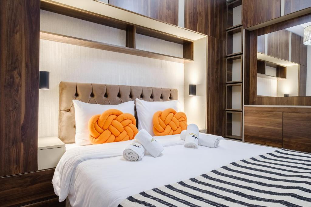 Postel nebo postele na pokoji v ubytování Gül Proje Express by NewInn