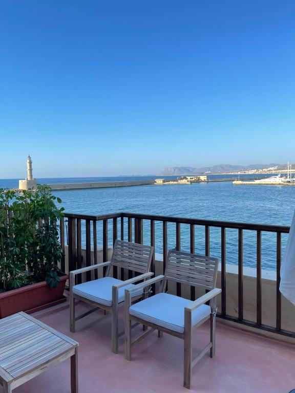 Balkón nebo terasa v ubytování Captain Vasilis Hotel