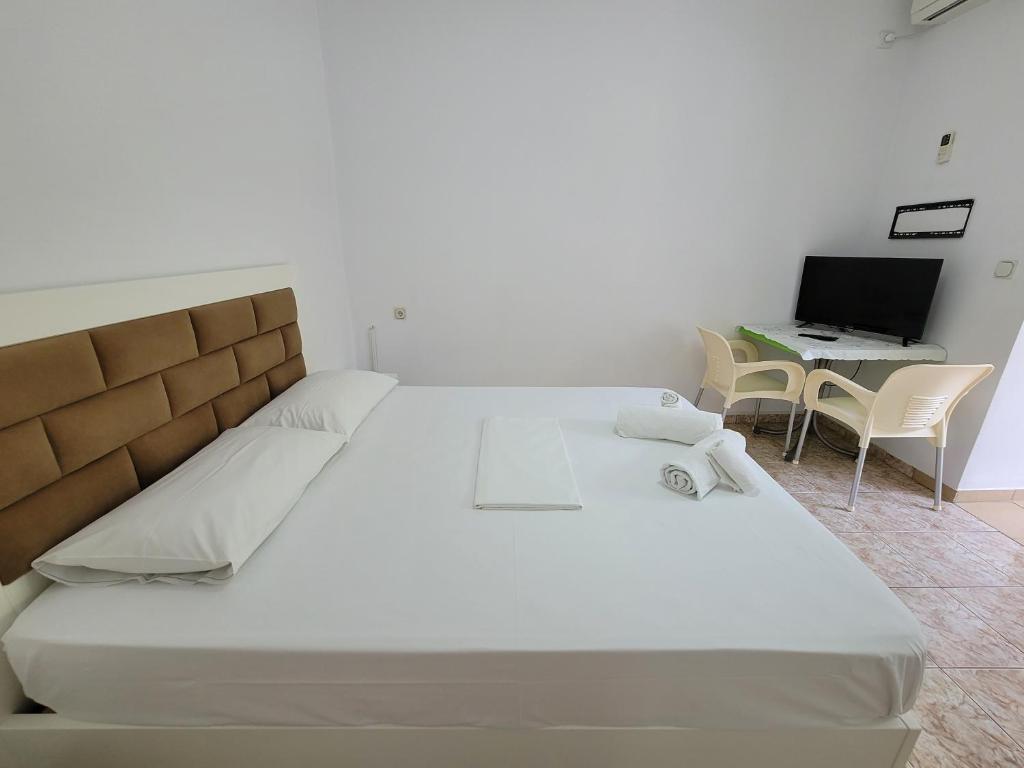 Letto o letti in una camera di Vila Geri