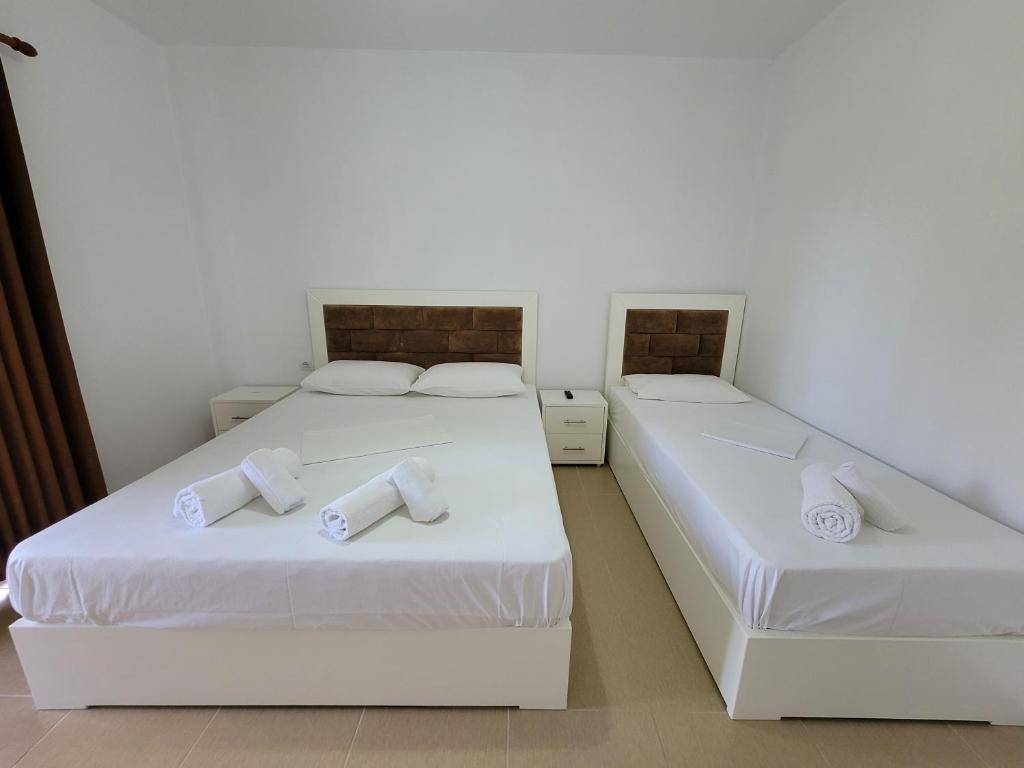 Letto o letti in una camera di Vila Geri
