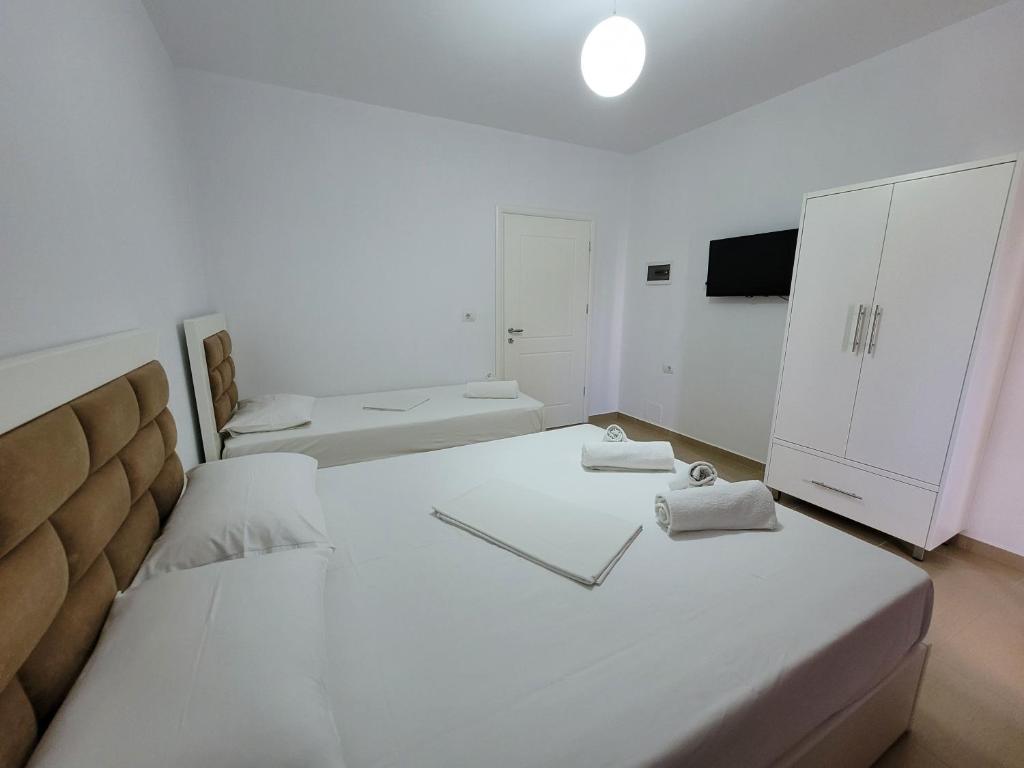 Letto o letti in una camera di Vila Geri