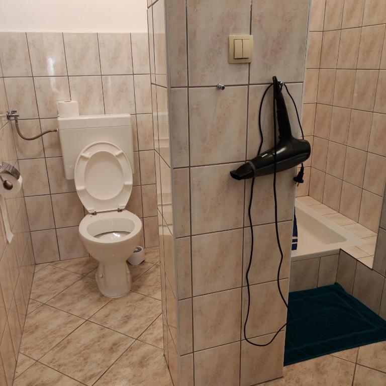 Koupelna v ubytování Guest House Vukušić