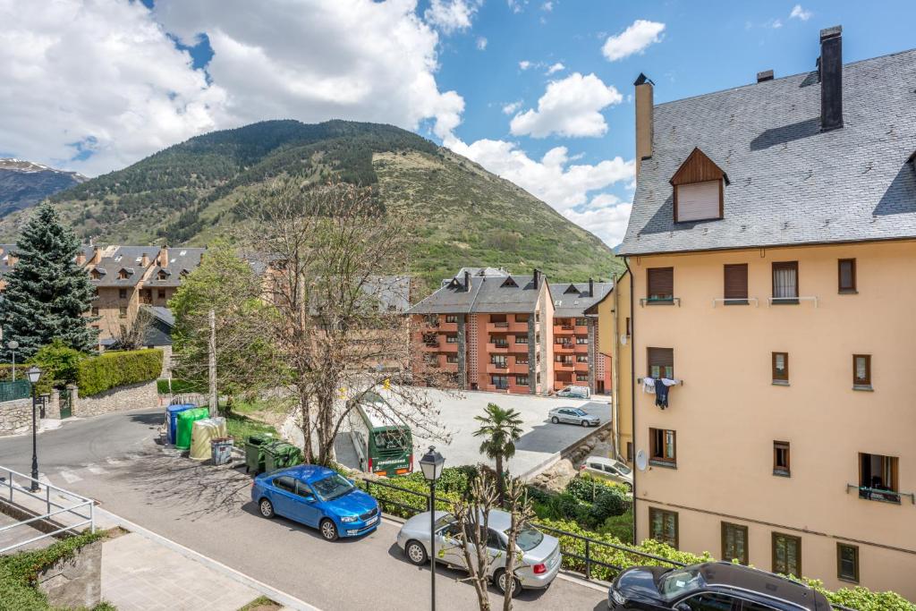 Nespecifikovaný výhled na hory nebo výhled na hory při pohledu z apartmánu