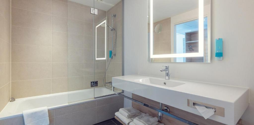 Koupelna v ubytování roomz Vienna Prater