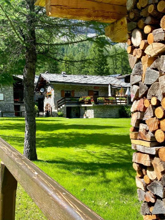 Zahrada ubytování Casa Ornella - Baita Pra Sec