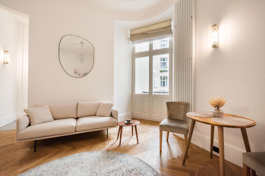 Posedenie v ubytovaní Premium Warsaw Center Studio