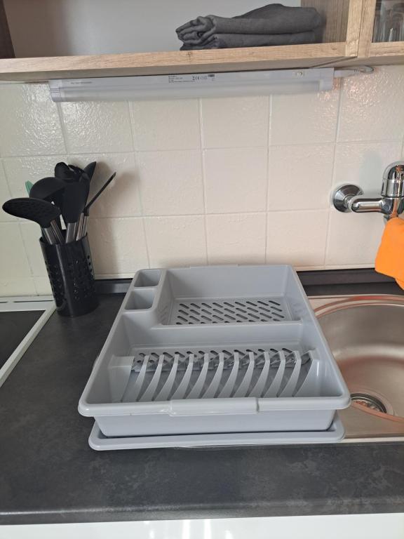 LoveHouse Dish Rack Over Sink, Stainless Steel Dish Drainer Shelf