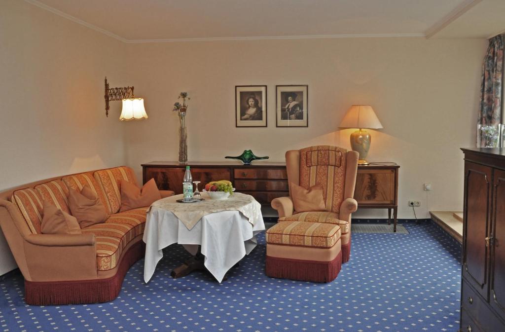 Posezení v ubytování Hotel Garni Kristinenhof