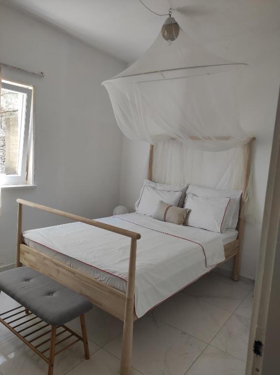 Voodi või voodid majutusasutuse Apartment GALA -Korcula/Prigradica toas