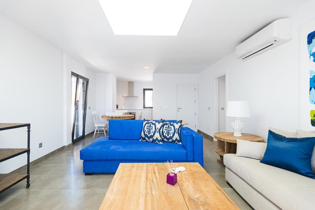 Posezení v ubytování Altos de la Gloria Beach Apartments