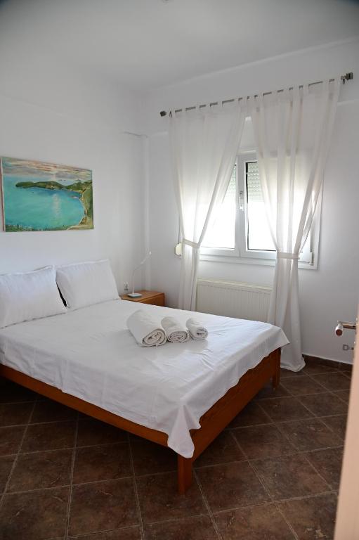 Postel nebo postele na pokoji v ubytování Happinies apartments 2