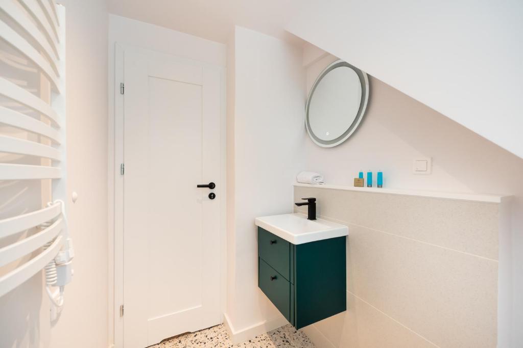 Kúpeľňa v ubytovaní Comfortable Old Town Apartment