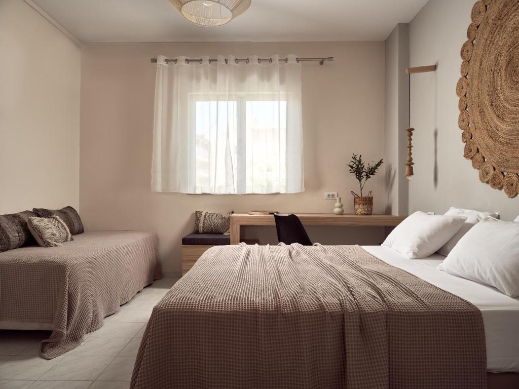 A bed or beds in a room at Casa Del Mar